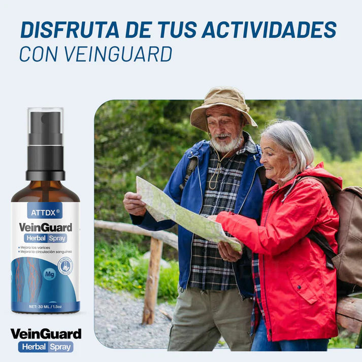 VEINGUARD Herbal Spray 2X1| Desinflama y Mejora la Circulación.
