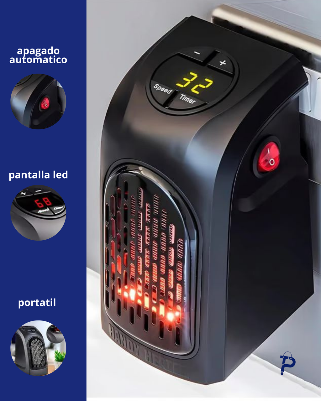 MINI CALEFACTOR PORTÁTIL