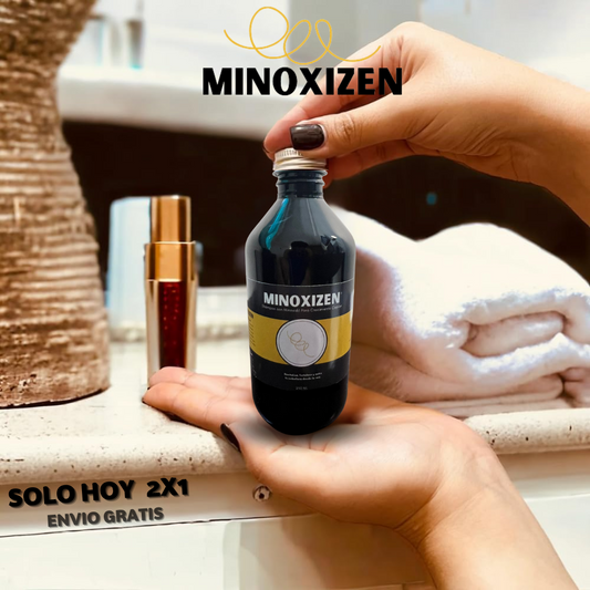 Minoxizen - Shampoo con Minoxidil, Biotina & Bergamota