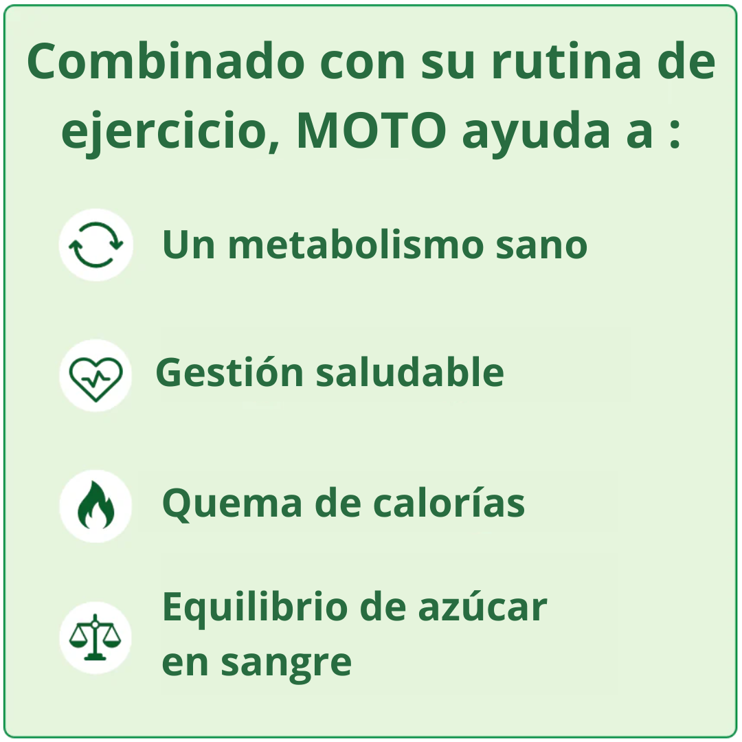 Aceleran el metabolismo con MOTO®