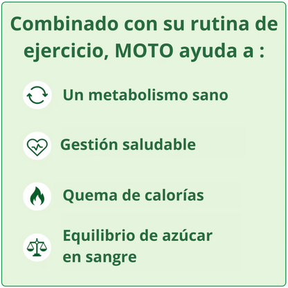 Aceleran el metabolismo con MOTO®