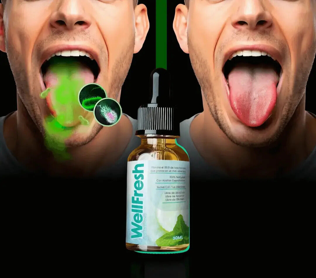 ¡OFERTA POR TIEMPO LIMITADO!  🧴 Wellfresh – Aliento Fresco, Confianza Renovada! OFERTA 2X1