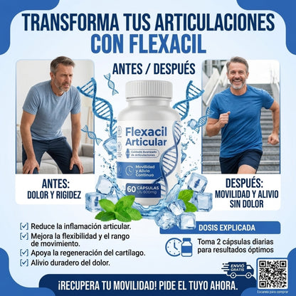 Flexacil - Capsulas para el dolor de articulaciones - Oferta 2X1