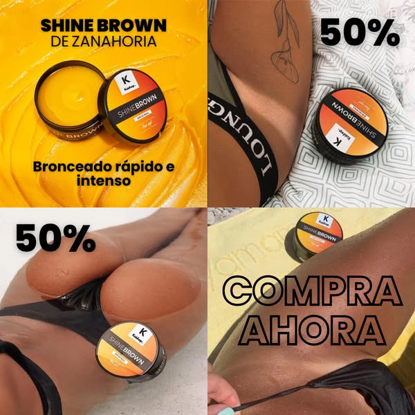 Shine Brown™ | El Auto Bronceador Natural Más Vendido en 2025
