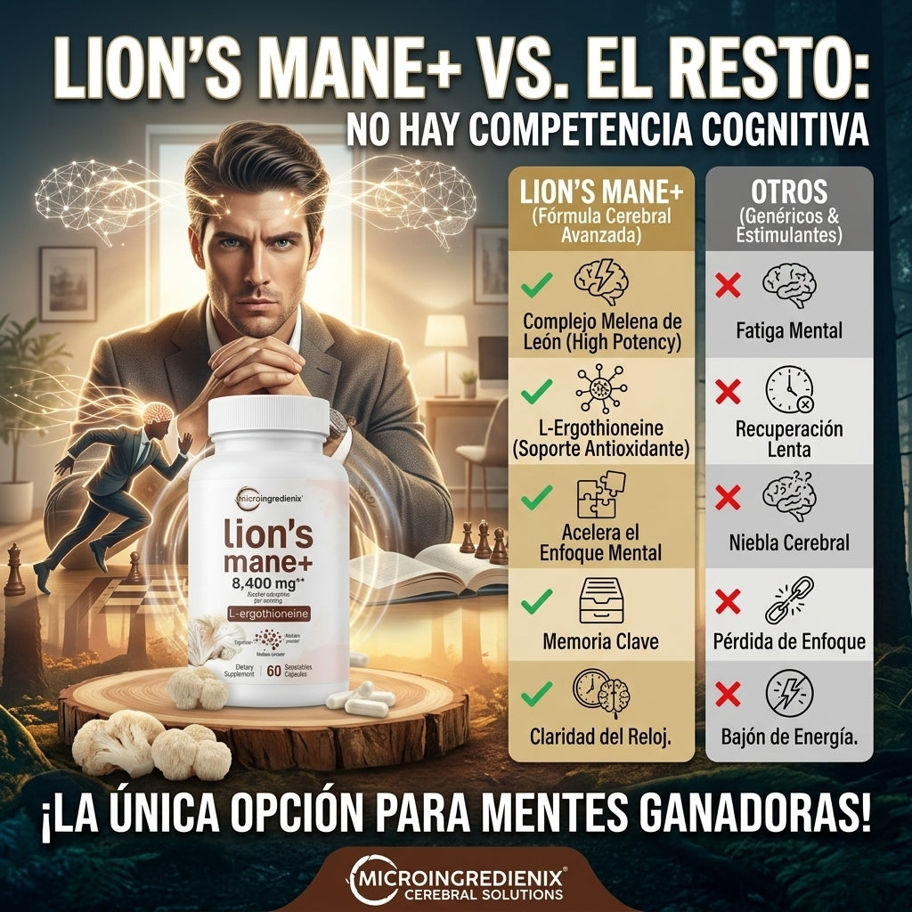 MicroIngredients - Capsulas de Melena de Leon - OFERTA 2X1