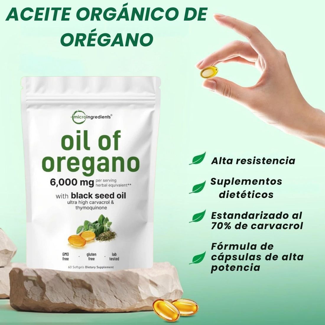 Aceite de Orégano y Semilla Negra - 😱AUMENTA TUS DEFENSAS EN SEGUNDOS😱