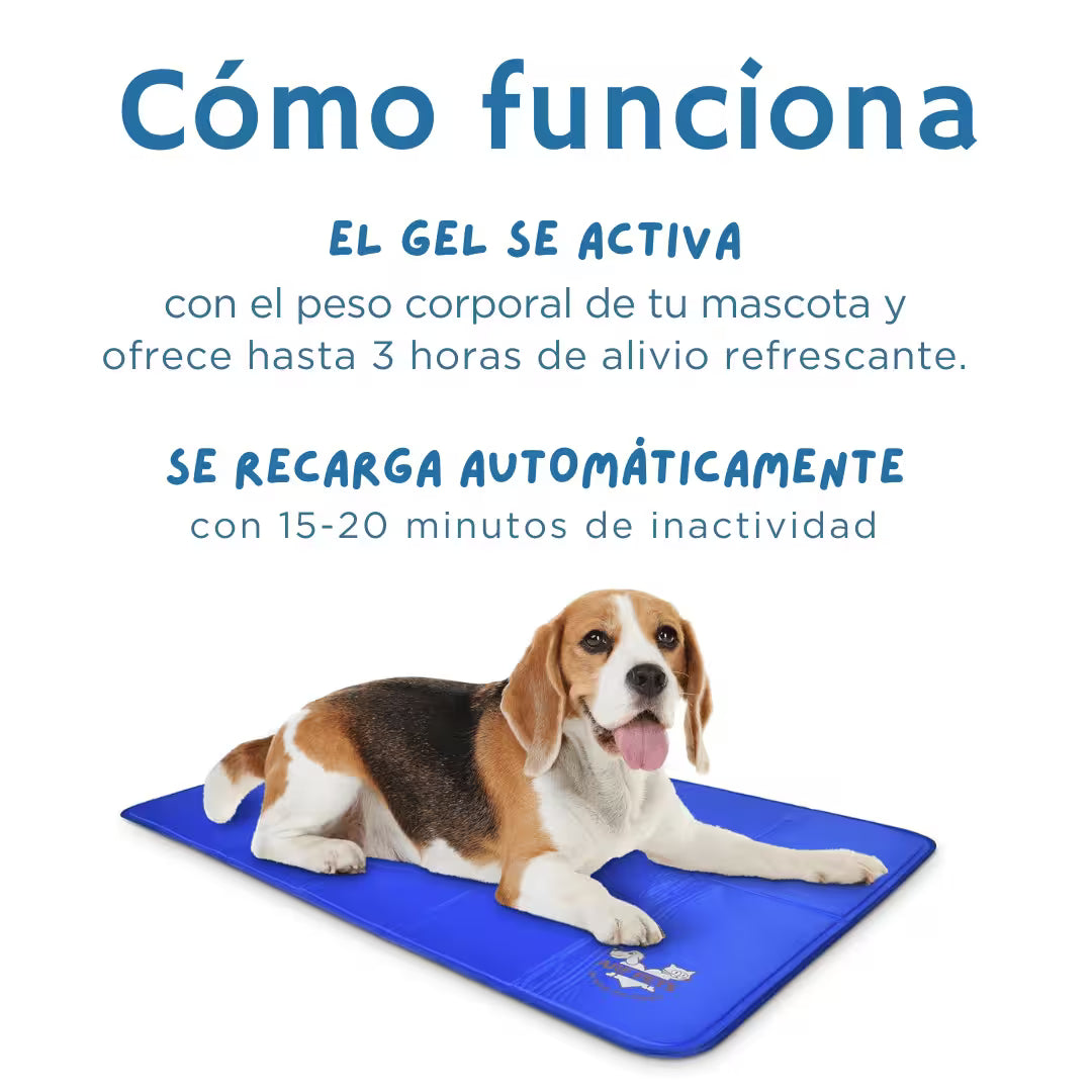 Alfombra auto-refrigerante para perros y gatos - Cuida a tus mascotas del calor intenso del verano