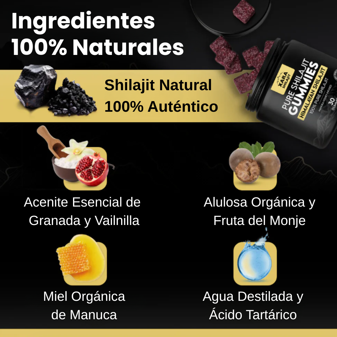 Gominolas Shilajit Natural