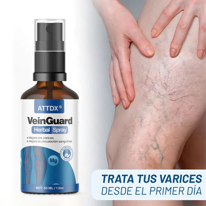 VEINGUARD Herbal Spray 2X1| Desinflama y Mejora la Circulación.