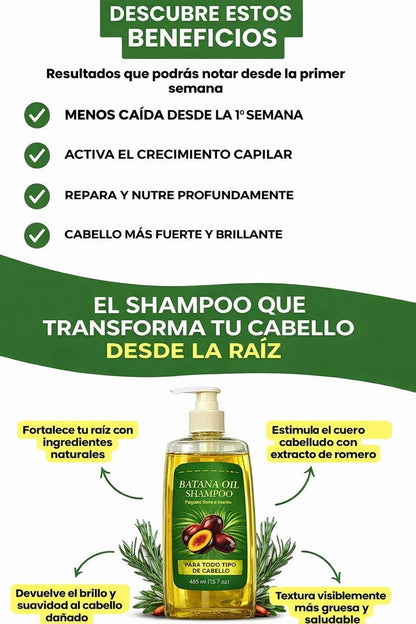 💆🏻‍♀️¡NUEVO! SHAMPOO Y ACEITE DE BATANA/ TRATAMIENTO CAPILAR🔥