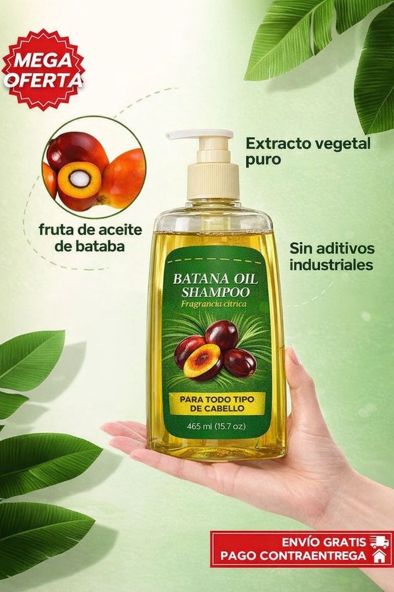 💆🏻‍♀️¡NUEVO! SHAMPOO Y ACEITE DE BATANA/ TRATAMIENTO CAPILAR🔥