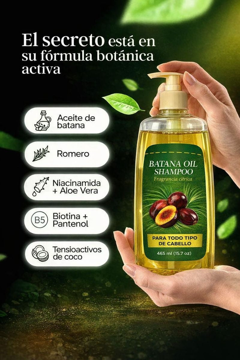 💆🏻‍♀️¡NUEVO! SHAMPOO Y ACEITE DE BATANA/ TRATAMIENTO CAPILAR🔥