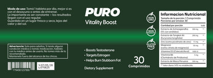 Cápsulas PURO™ | El secreto para deshincharte de forma 100% natural y recuperar tu cuerpo de hombre.