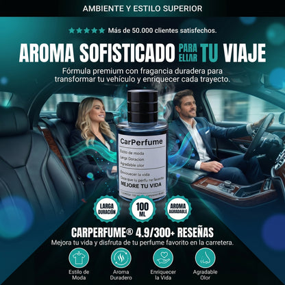 PERFUME PARA CARRO- ¡Convierte tu vehículo en un santuario de frescura premium!