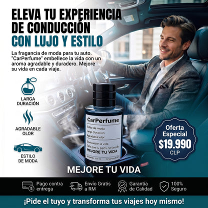 PERFUME PARA CARRO- ¡Convierte tu vehículo en un santuario de frescura premium!