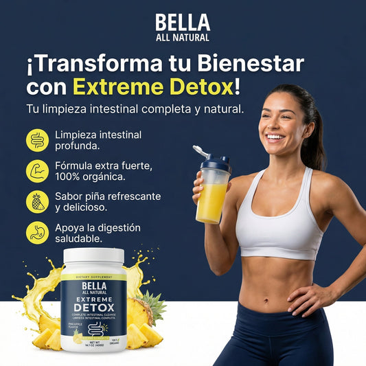 Bella All Natural Detox - Fórmula Natural para el Equilibrio Digestivo