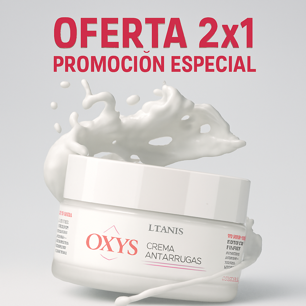 OFERTA ESPECIAL 2X1 50% OFF Crema Antiarrugas Oxy: Resultados en 10 días